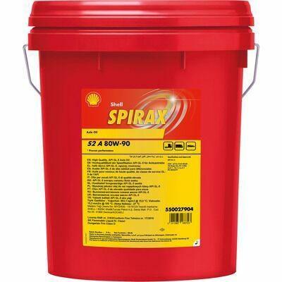 SHELL SPIRAX S2 A 80W/90 SECCHIO 20 LITRI