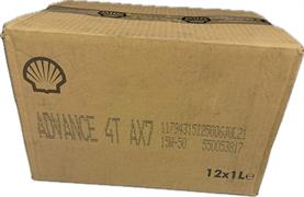 SHELL ADVANCE 4T AX7 15W/50 CARTONE 12X1 LITRO