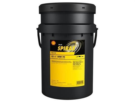 SHELL SPIRAX S3 AX 80W/90 SECCHIO 20 LITRI
