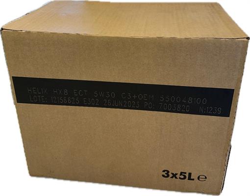 SHELL HELIX HX8 ECT 5W/30 CARTONE 3X5 LT