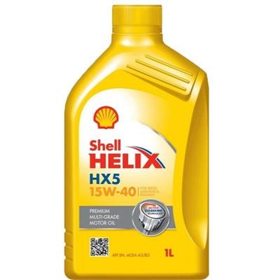 SHELL HELIX HX5 15W/40 BARATTOLO 1 LITRO