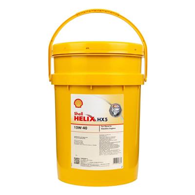 SHELL HELIX HX5 15W/40 SECCHIO 20  LITRI