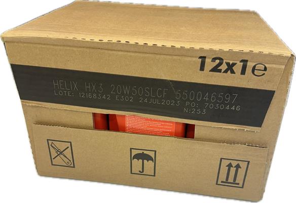 SHELL HELIX HX3 20W/50 CARTONE 12X1 LT