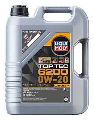 LIQUI MOLY TOP TEC 6200 0W/20 BARATTOLO 5LT