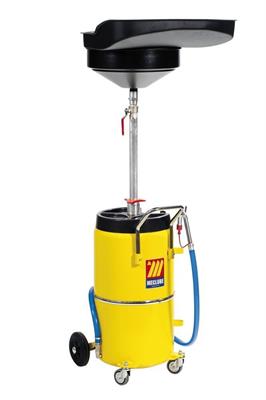 RECUPERATORE OLIO ESAUSTO 90 l CON IMBUTO ABS ERGONOMICO