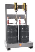 INSTALLAZIONE COMPLETA A 2 POSTAZIONI PER FUSTI DA 180-220 lt