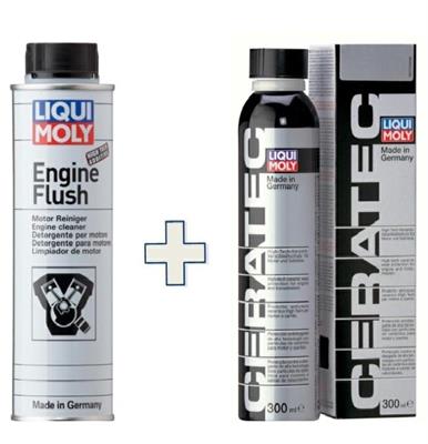 KIT LIQUIMOLY CERA TEC + ENGINE FLUSH