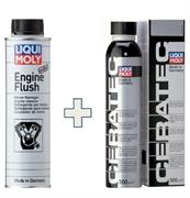 KIT LIQUIMOLY CERA TEC + ENGINE FLUSH