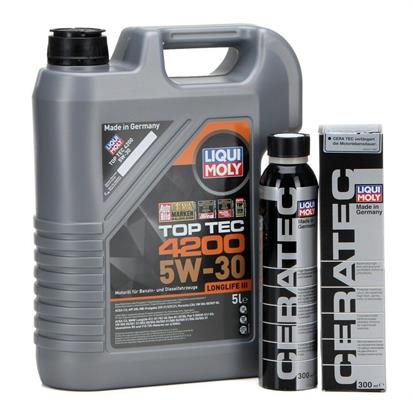 KIT LIQUIMOLY 4200 5W/30 BARATTOLO 5LT + CERA TEC 300 ML