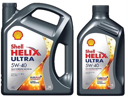 KIT SHELL HELIX ULTRA 5W/40 4+1 LITRI