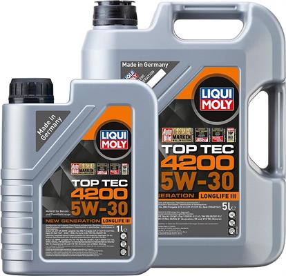 KIT LIQUIMOLY TOP TEC 4200 5W/30 5+1 LITRO