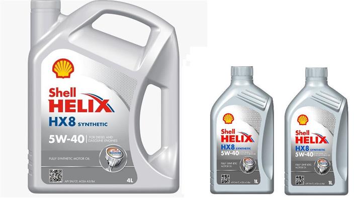 KIT SHELL HELIX HX8 5W/40 4+2 LITRI