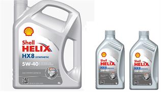 KIT SHELL HELIX HX8 5W/40 4+2 LITRI